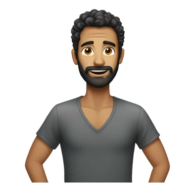 tall lanky hairy guy sticker