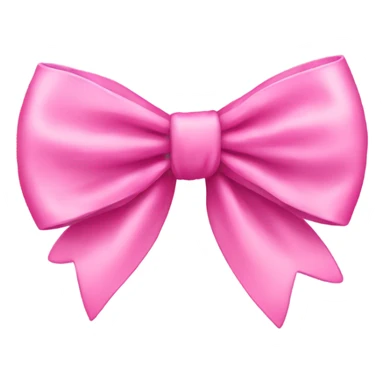 Pink bow sticker