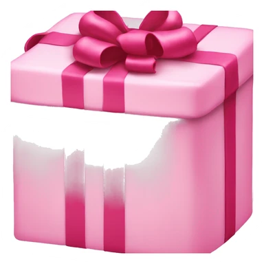 Pink Christmas present sticker