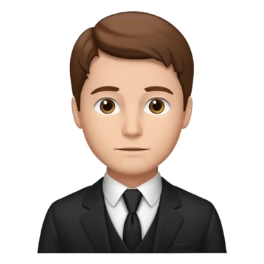 1800's european male sticker