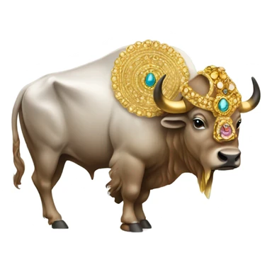 Wealthy buffalo sticker