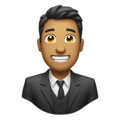 holding in a laugh face sticker