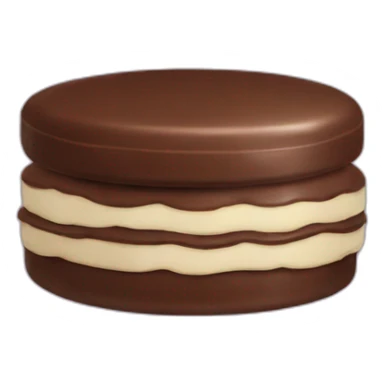 Alfajor de chocolate sticker