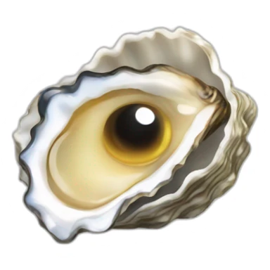 oyster with eye instead of pearl sticker