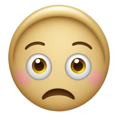 Confused face with a fisgusted mouth sticker