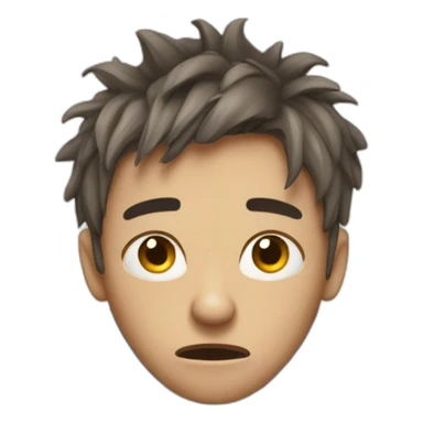 Stressed, overwhelmed, annoyed, nauseous  sticker