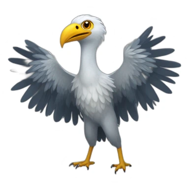 bird-person Aarakocra sticker