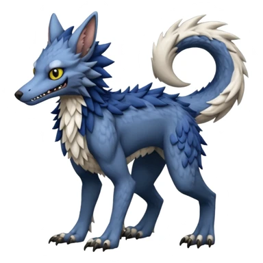 Trico-Sergal-Fakémon-creature-fusion (full body) sticker