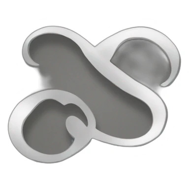 logo of the infinity symbol where the left side is the letter `a` and the right is the letter `b` sticker