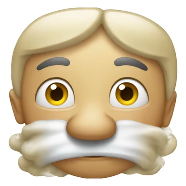 smelling something stinky sticker