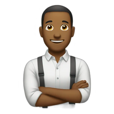 Enano riendo sticker