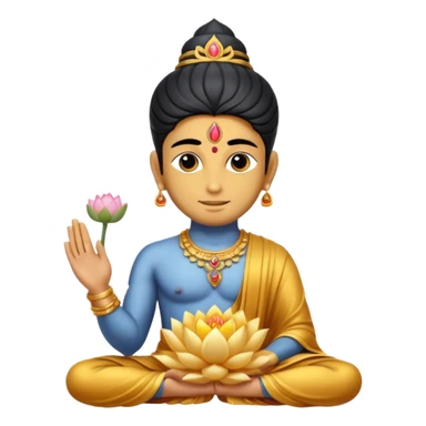 Lord Vishnu Murthy sticker