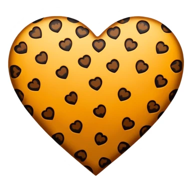 heart leopard  sticker