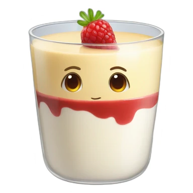 Panna cotta sticker