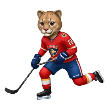 Florida panthers hockey sticker