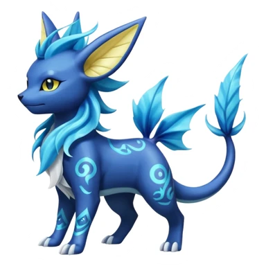 Luxray-Vaporeon-Suicune-Amaura-fusion sticker