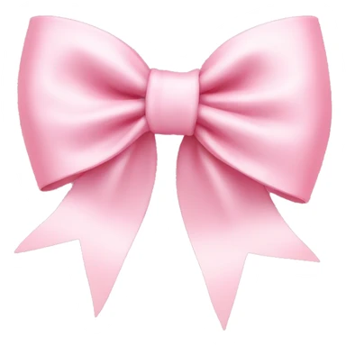 soft pink medium bow  sticker
