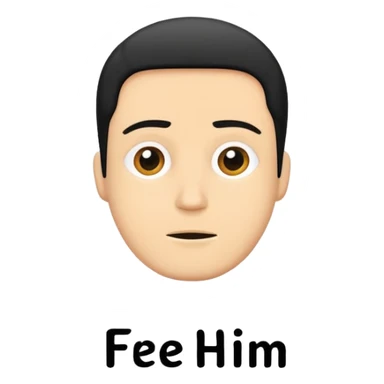 Poster with free him on it  sticker