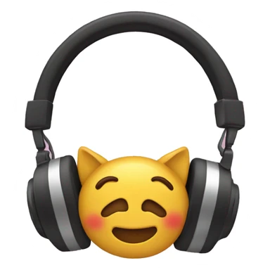 Headphones with mini Corquette bows sticker