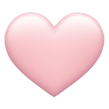 Heart with soft pink sticker