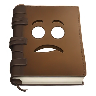 leather journal notebook sticker