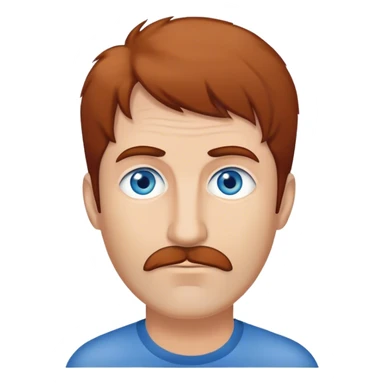 50 year old man sat and pepper hair 5 o'clock shadow blue eyes sticker