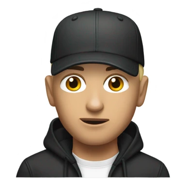create a eminem emoji  sticker
