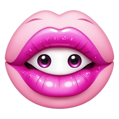 maquillaje glos sticker