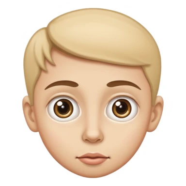 caricature style cartoon, big eyes,  sticker