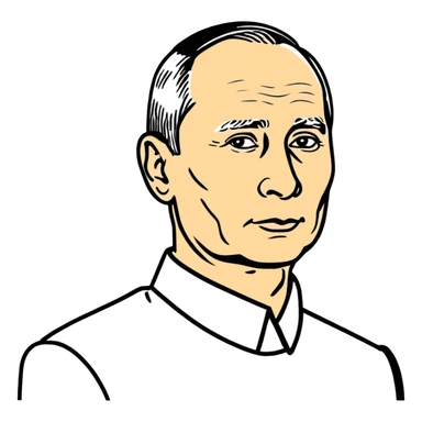 Putin in alaska sticker