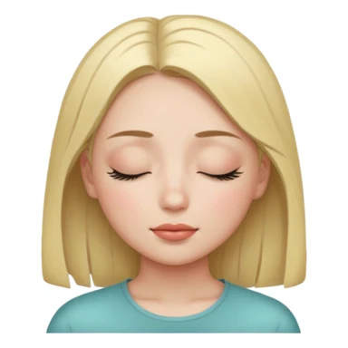 Kapalı kız suratı sticker