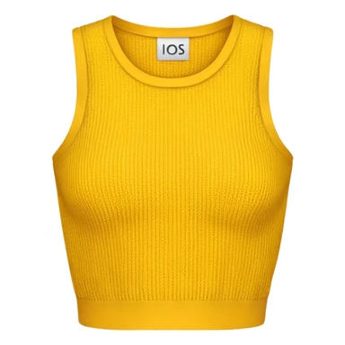 golden yellow crop top. sticker