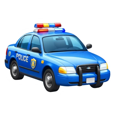 Police car sticker