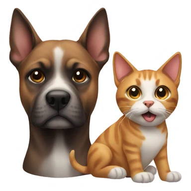Dog+cat sticker