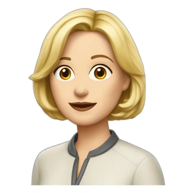 Sandra Huller german actress sticker