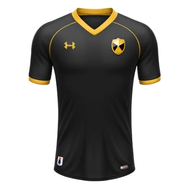 maillot football uni noir sans détails sticker