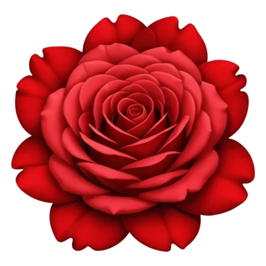 red and black  mix rose sticker