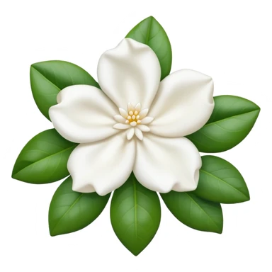 Gardenia blanca sticker