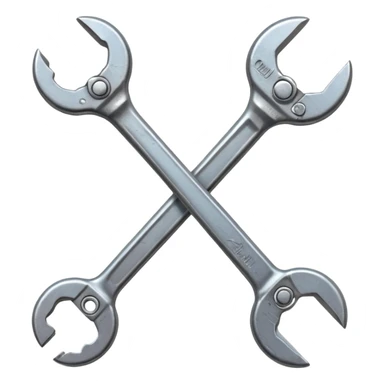 make me a retro-style wrench sticker