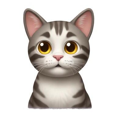 Un gato hecho un coco sticker