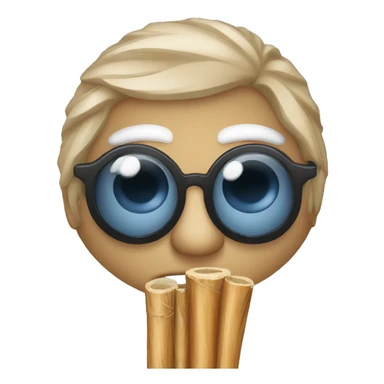 cane con occhiali sticker