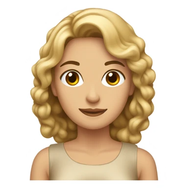 Beige balleria sticker