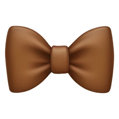 brown bow emoji sticker