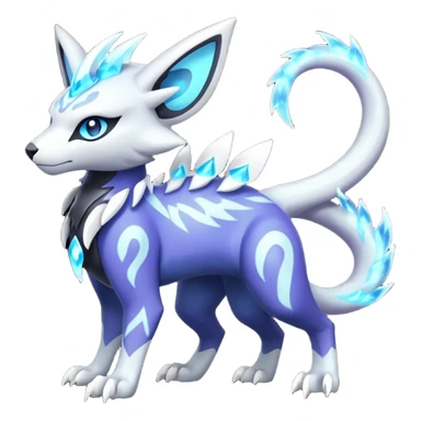 Genet-Absol-Kyurem-Zeraora-Primagen-fusion-creature  sticker