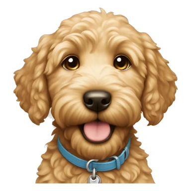 golden doodle puppy  sticker