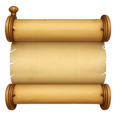 old parchment scroll sticker