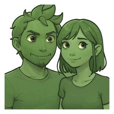 Jai and his girlfriend  sticker