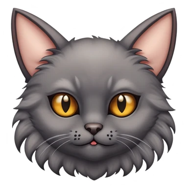 Cross breed of bat and cat sticker