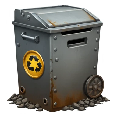 trash in trash out tech sticker