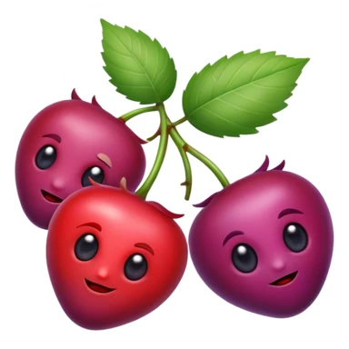 wild berries flavor  sticker